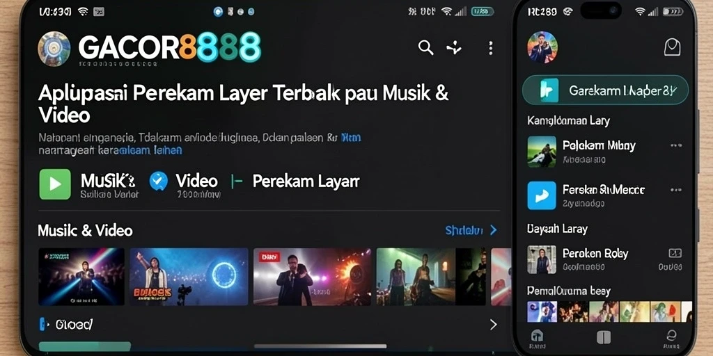 Antarmuka GACOR88 yang mudah digunakan saat merekam layar.