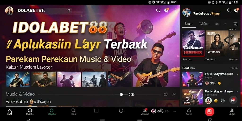 Antarmuka sederhana IDOLABET88 untuk merekam layar dengan mudah.